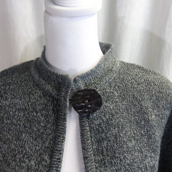 Coldwater Creek Gray Size Medium One-Button Open Cardigan - Picture 4 of 15